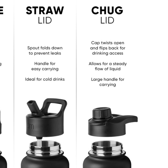 Simple Modern Summit Water Bottle 40oz - Almond Birch - Picture 4 of 11